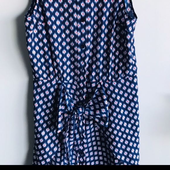 Michael Kors Sz 2 (XS) Blue White Sleeveless Dress - Picture 2 of 16